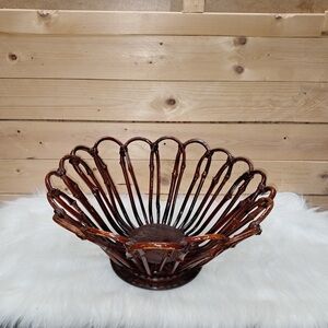Elegant Brown Wicker Basket